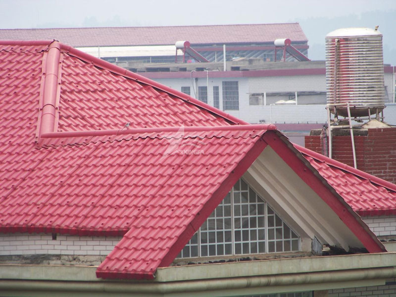 新型屋面建材合成樹脂瓦，傳統(tǒng)建筑用瓦的傳承替代建筑材料